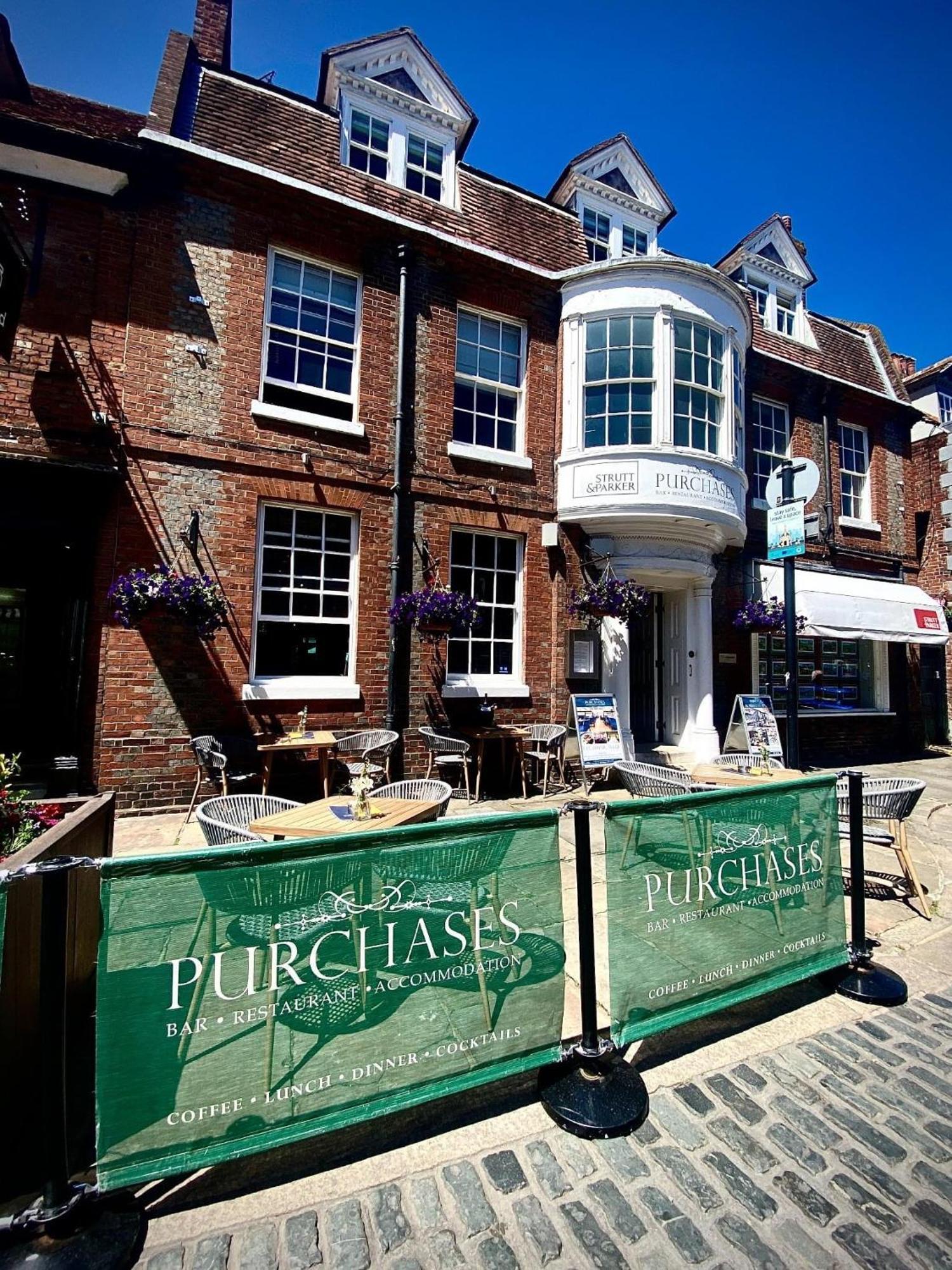 Purchases Restaurant & Accommodation Chichester Exterior foto